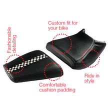 Gallop Style Twin Bike Seat Cover Black and White for KTM Duke