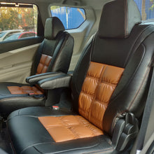 Load image into Gallery viewer, Nappa Grande Duo Art Leather Car Seat Cover Black and Tan
