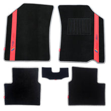 Sports Car Floor Mat For Hyundai Grand I10 In  Black Red | Elegant Auto Retail