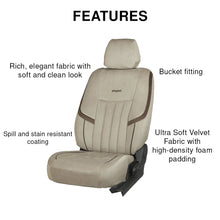Load image into Gallery viewer, King Velvet Fabric Car Seat Cover I-Grey

