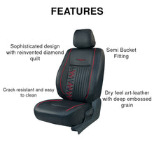 Load image into Gallery viewer, Vogue Knight Art Leather Car Seat Cover For MG Hector Plus
