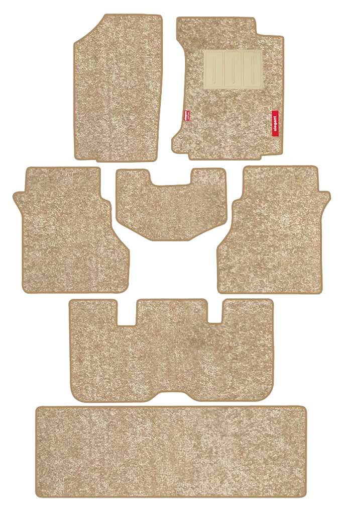 Miami Carpet Car Floor Mat For Ford Endeavour  Beige | Elegant Auto Retail