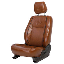 Posh Vegan Leather Elegant Car Seat Cover For Hyundai I10 In Tan | Elegant Auto Retail