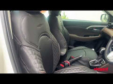 Load and play video in Gallery viewer, Vogue Cube Art Leather Car Seat Cover For Toyota Hyryder
