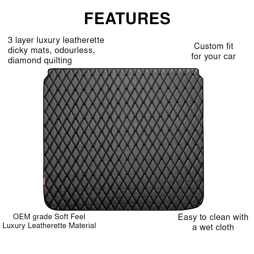 Buy Tata Altroz Floor Mats in Black & Brown Luxury Leatherite