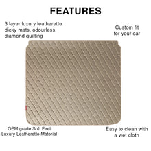 Load image into Gallery viewer, Luxury Leatherette Car Dicky Mat For Skoda Kushaq
