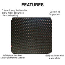 Load image into Gallery viewer, Luxury Leatherette Car Dicky Mat For Mahindra xuv700 5 Seater
