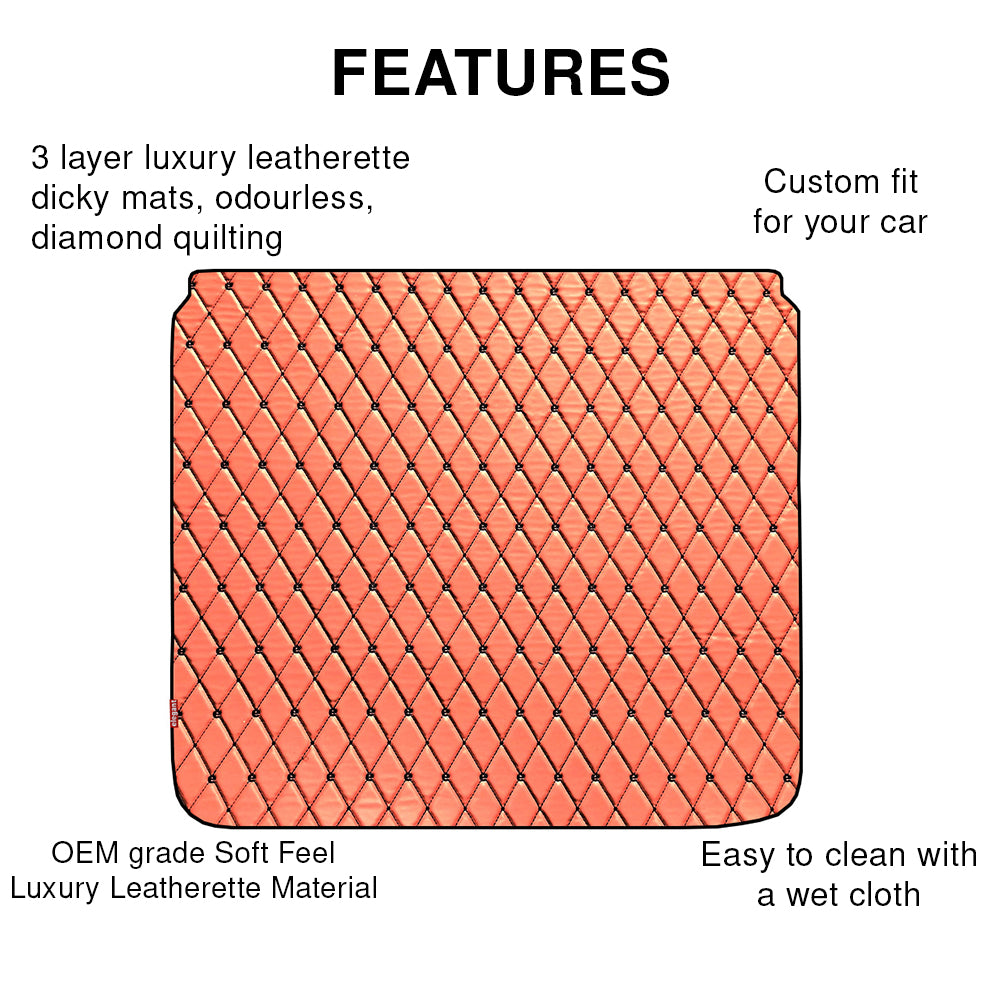 Luxury Leatherette Car Dicky Mat For Hyundai Aura