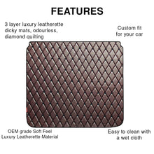 Load image into Gallery viewer, Luxury Leatherette Car Dicky Mat For Renault Triber
