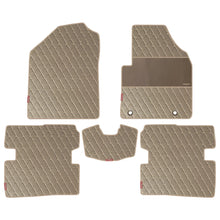 Luxury Leatherette Car Floor Mat For Hyundai Grand I10 In Beige Beige Colour | Elegant Auto Retail