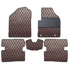 Luxury Leatherette Car Floor Mat For Hyundai Grand I10 In Brown Black  Colour | Elegant Auto Retail