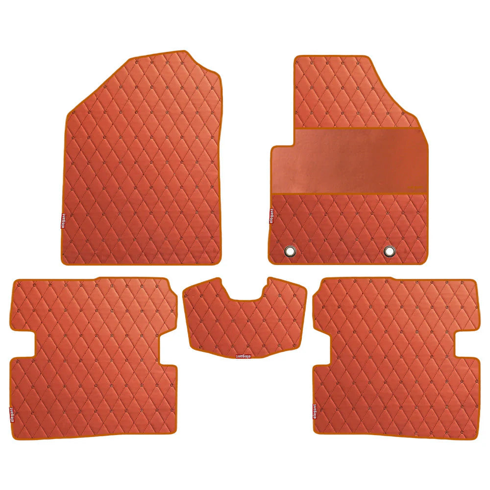 Luxury Leatherette Car Floor Mat For Hyundai Grand I10 In Tan Tan  Colour | Elegant Auto Retail