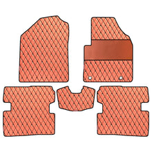Luxury Leatherette Car Floor Mat For Hyundai Grand I10 In Tan Black  Colour | Elegant Auto Retail