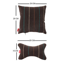 Load image into Gallery viewer, Elegant Car Comfy Pillow And Neck Rest Liner Set of 4 Design - CU04
