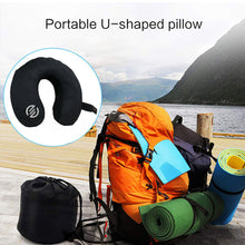 Load image into Gallery viewer, snugblacktravel2 _Elegant_Snug_Memory_Foam_Travel_Pillow | Elegant Auto Retail
