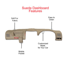 Load image into Gallery viewer, Suede Car Dashboard Cover I-Grey
