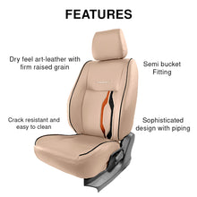 Load image into Gallery viewer, Vogue Trip Plus Art Leather Bucket Fitting Car Seat Cover For Kia Sonet
