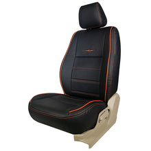 Load image into Gallery viewer, Vogue Urban Plus Art Leather Car Seat Cover Black and Orange
