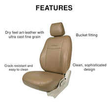 Load image into Gallery viewer, Nappa Uno Art Leather Car Seat Cover For MG Hector Plus
