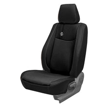 Venti 1 Perforated Art Leather Car Seat Cover For Maruti SX4 - Black Grey | Elegant Auto Retail