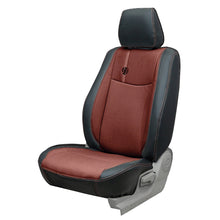Load image into Gallery viewer, Venti 1 Duo Perforated Art Leather Car Seat Cover For Honda Civic - Black Brown | Elegant Auto Retail

