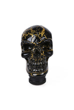 Load image into Gallery viewer, Car Knobs | Gear Knobs Online | Designer Knobs | Skull Gear Knob Black and Gold
