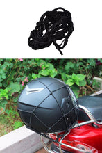 Load image into Gallery viewer, Bungee Cargo Net Black | Bike Cargo Net | Cargo Net for Bike | Bungee Net for Bike | Bike Bungee Cord | Cargo Bungee Net for Bikes.
