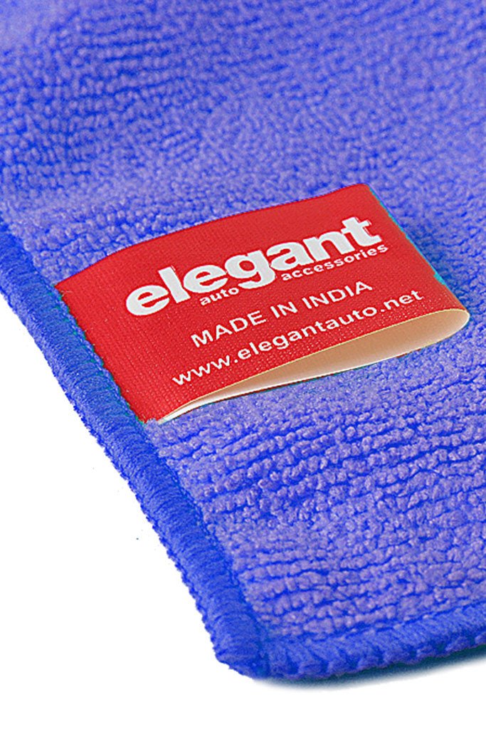 car clean cloth | microfiber cloth for car | cleaning microfiber cloth | Zoom View -Microfiber Cloth Blue -by Elegant Auto Accessories