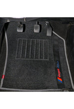 Load image into Gallery viewer, Sports Car Floor Mat Black And Silver For Maruti Dzire
