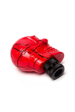 Load image into Gallery viewer, Luxury Car Skull Gear Knob Red | Stylish Gear Knob Online | Skull Gear Knob Red | Custom Car Gear Knob | Car Skull Gear Knob Pedal.
