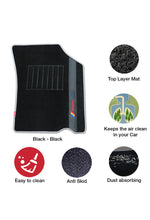 Sports Carpet Car Floor Mat For Mahindra Thar - Black Black | Elegant Auto Retail