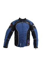 Load image into Gallery viewer, PGS Riding Gears - All Season Mesh Protective Riding Jacket Blue
