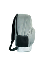 Load image into Gallery viewer, Leatherette Laptop Backpack &amp; Bags Grey and Silver
