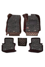 Load image into Gallery viewer, 7D Car Floor Mat Black and Red  (Set of 5)
