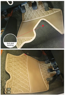 Luxury Leatherette polypropylene Carpet Car Floor Mat  For Mahindra Scorpio