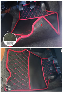 Luxury Leatherette Car Floor Mat Black For Mahindra Scorpio