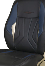 Load image into Gallery viewer, Glory Robust Art Leather Car Seat Cover Black and Blue
