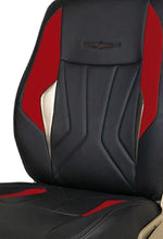 Load image into Gallery viewer, Glory Robust Art Leather Car Seat Cover Black and Red For Mahindra Scorpio
