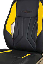 Load image into Gallery viewer, Glory Robust Art Leather Car Seat Cover Black and Yellow For Maruti Grand Vitara
