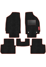 Load image into Gallery viewer, Cord Carpet Car Floor Mat Black and Red For Citroen C3
