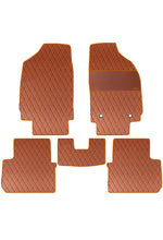 Load image into Gallery viewer, Luxury Leatherette Car Floor Mat Tan For Citroen C3
