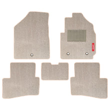 Load image into Gallery viewer, Cord Carpet Car Floor Mat Beige For Maruti Jimny
