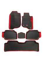 Load image into Gallery viewer, Diamond 3D Car Floor Mat Black And Red (Set of 6)
