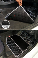 Load image into Gallery viewer, Luxury Leatherette Car Floor Mats Black and White (Set of 5)
