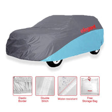 Load image into Gallery viewer, Car Body Cover WR Grey And Blue For Mahindra Thar

