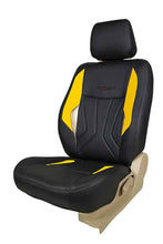 Load image into Gallery viewer, Glory Robust Art Leather Car Seat Cover Black and Yellow For Mahindra Scorpio
