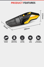 Load image into Gallery viewer, GoMechanic Neutron 6000 Handheld Super Suction Wet/Dry Car Vacuum Cleaner
