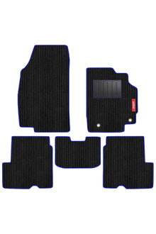 Cord Carpet Car Floor Mat Blue For Nissan Kicks