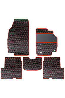 Luxury Leatherette Car Floor Mat  For Nissan Kicks In India