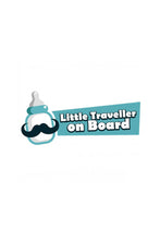 Load image into Gallery viewer, Little Traveller on Board Baby Safety Car Graphic Decals
